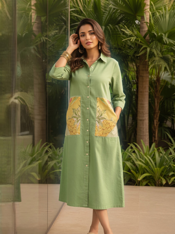 Ivanka Sage cotton dress