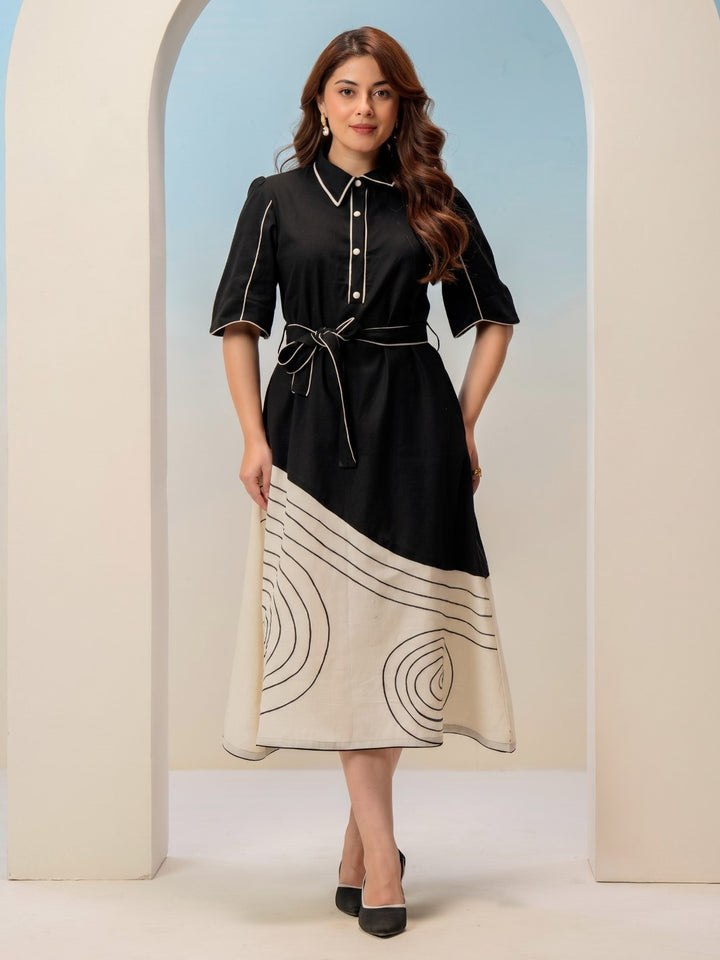 Tatva jet cotton dress