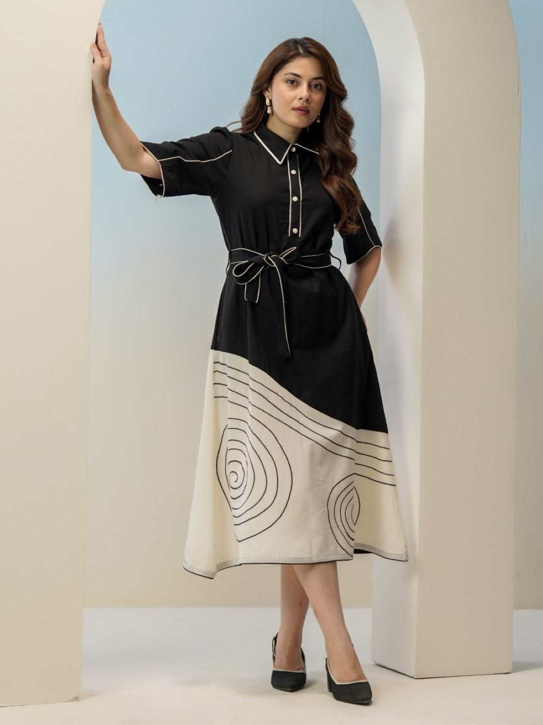 Tatva jet cotton dress