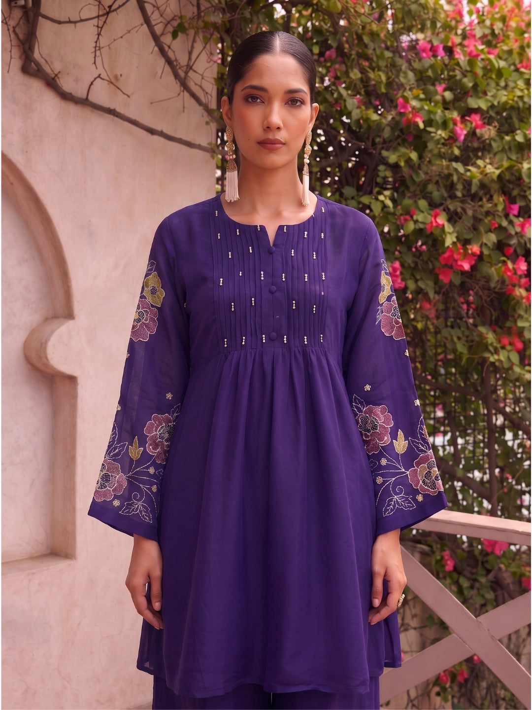 Sangini Tyrian Embroidery Work Suit set