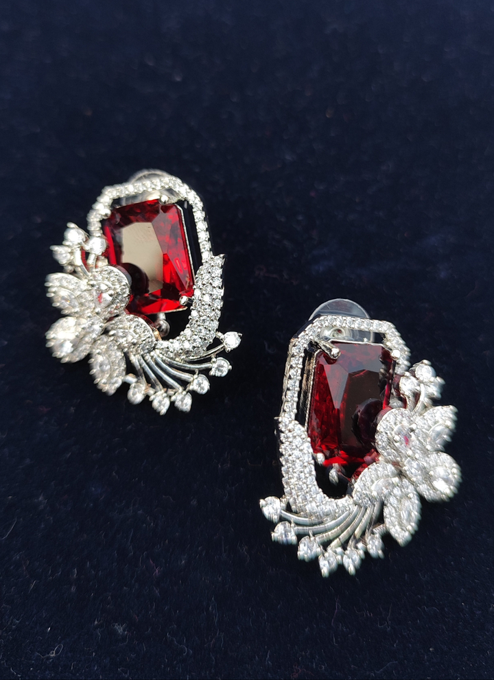 Antaara Ruby Diamond Earings