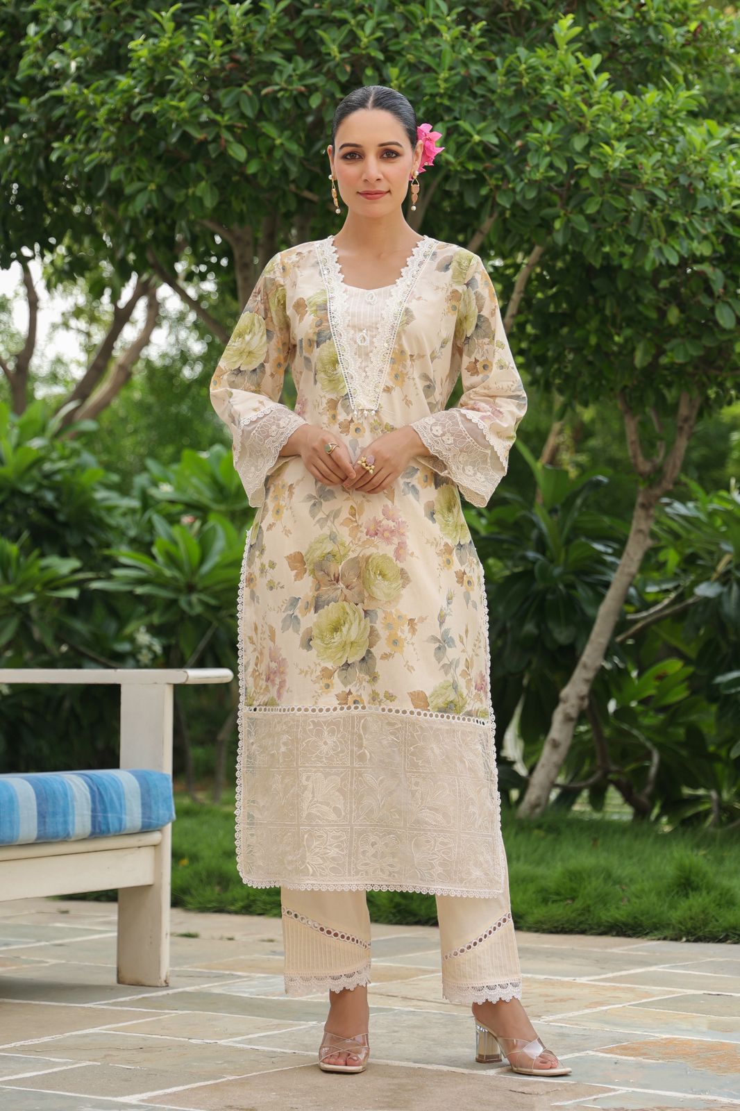 Bisu Caramel Elegant Pakistani Suit Set