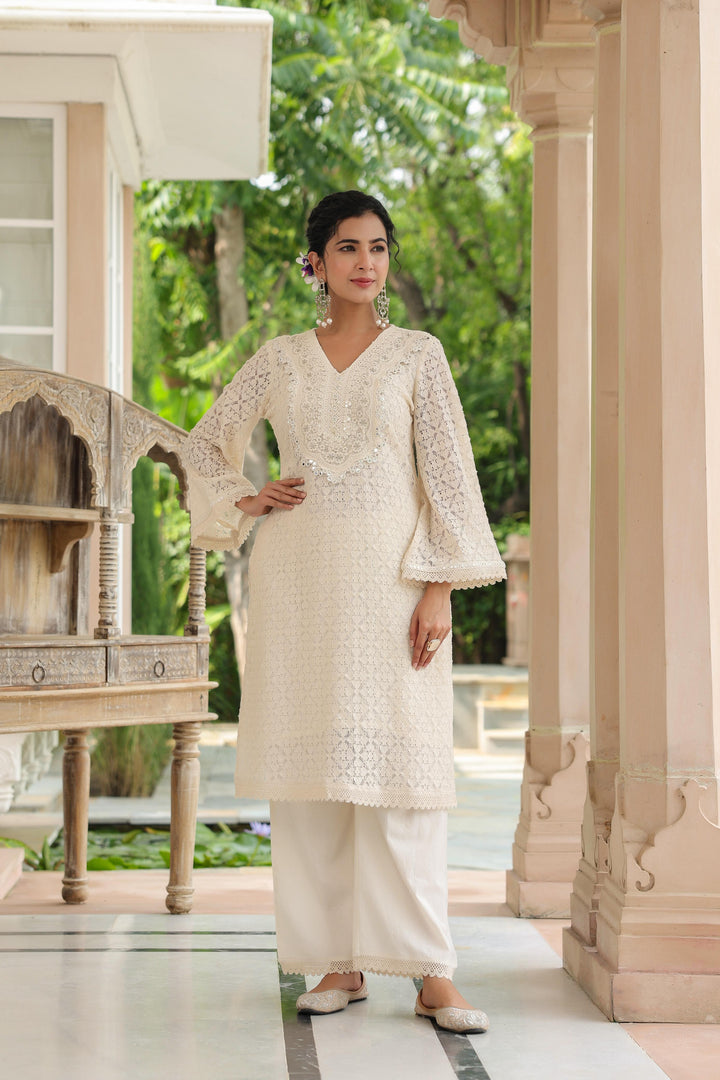 Pralika Ivory Elegant Co-ord Set