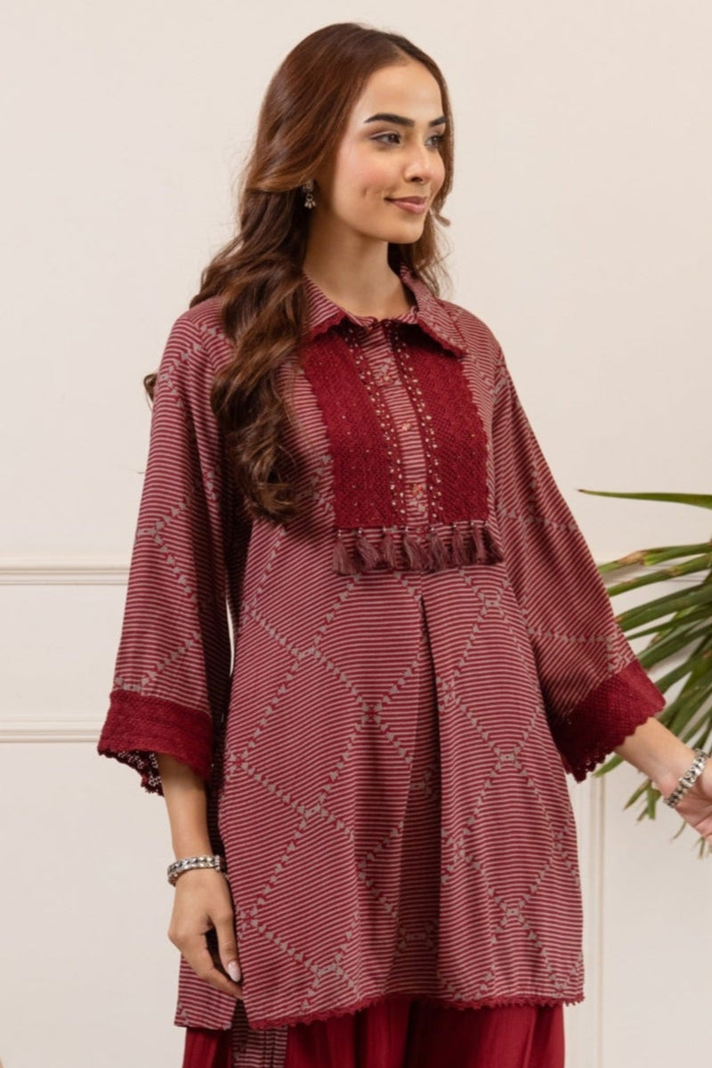 Stravi mulberry co-ord set