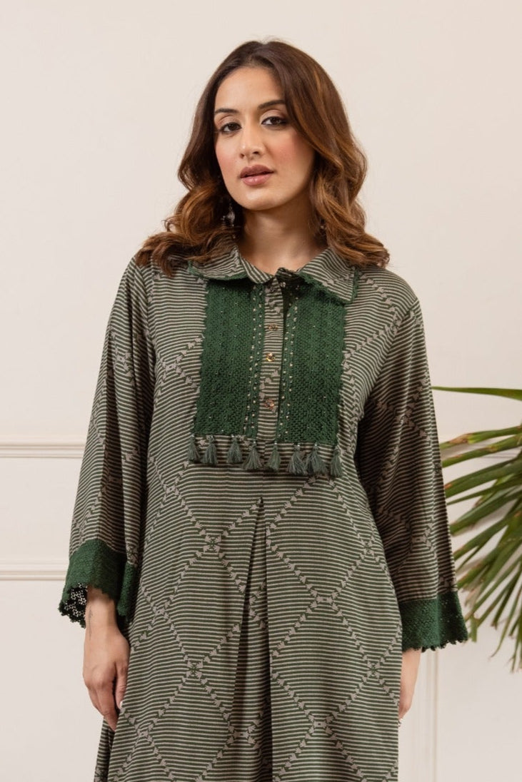 Stravi Pine printed co-ord set
