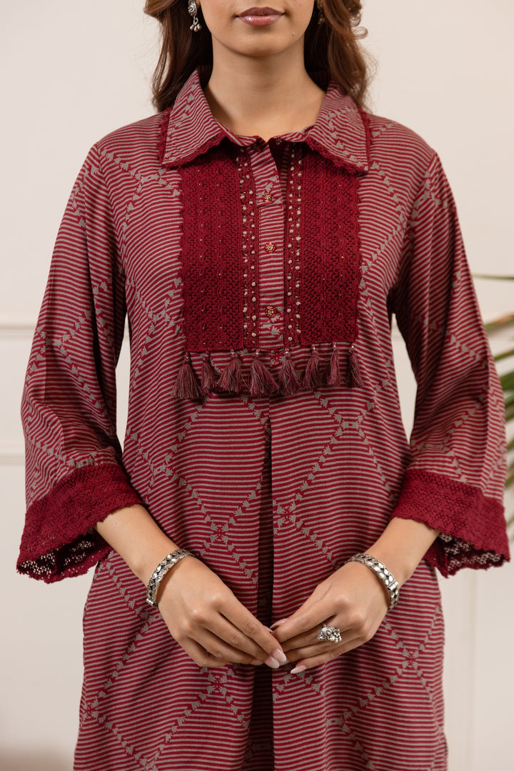 Stravi mulberry co-ord set