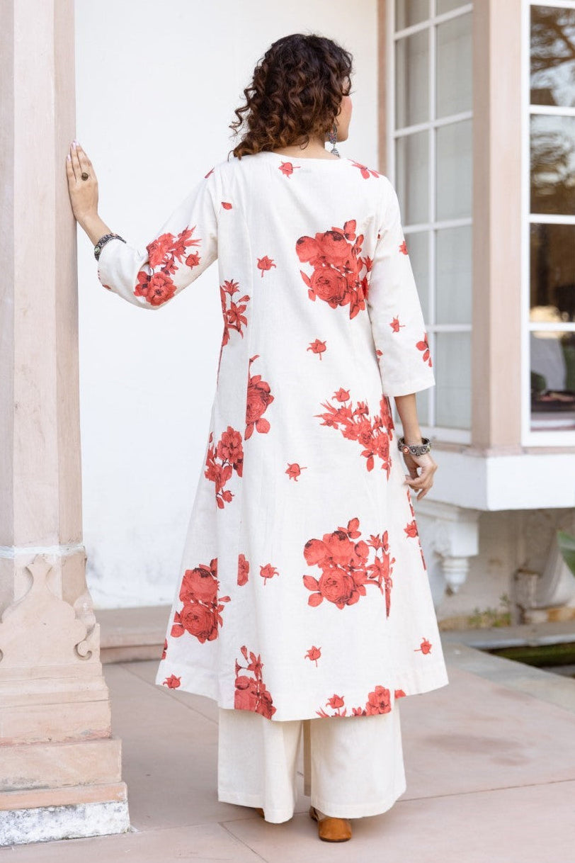 Karen maple cotton Kurta Pant set