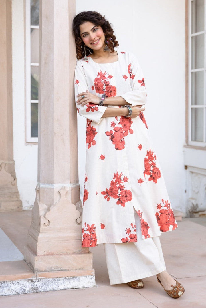 Karen maple cotton Kurta Pant set