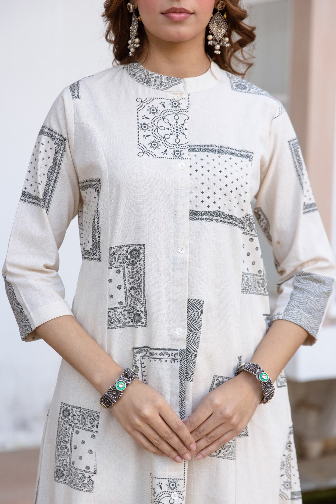 Karen angel cotton kurta pant set