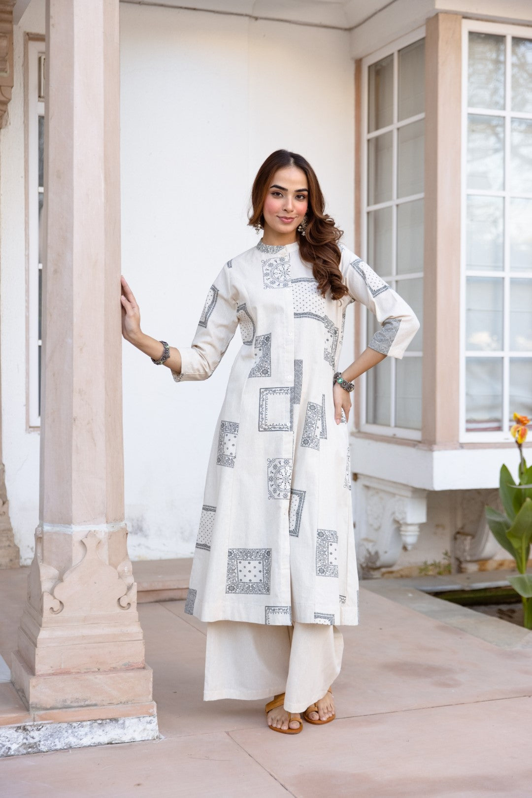 Karen angel cotton kurta pant set