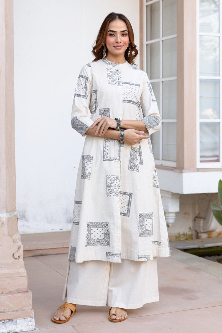 Karen angel cotton kurta pant set