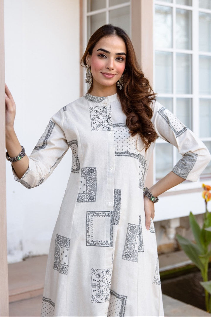 Karen angel cotton kurta pant set