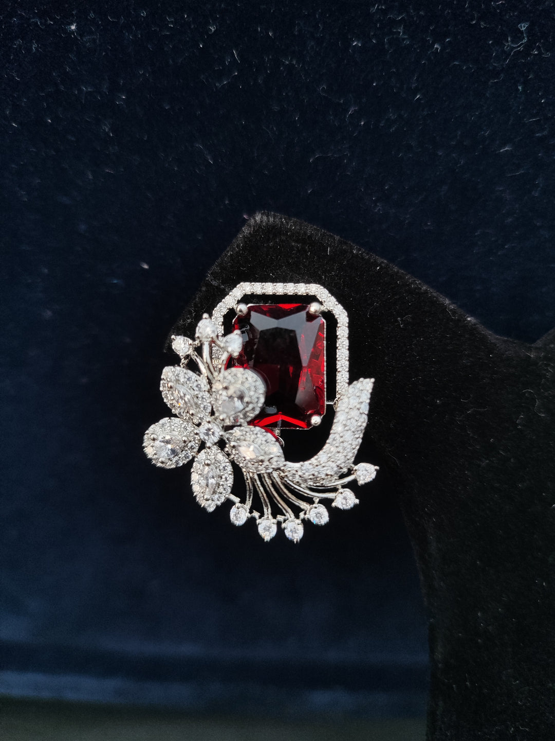 Antaara Ruby Diamond Earings