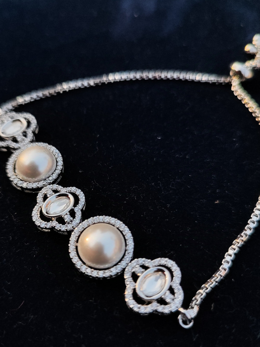 Savana Diamond Pearl Bracelet