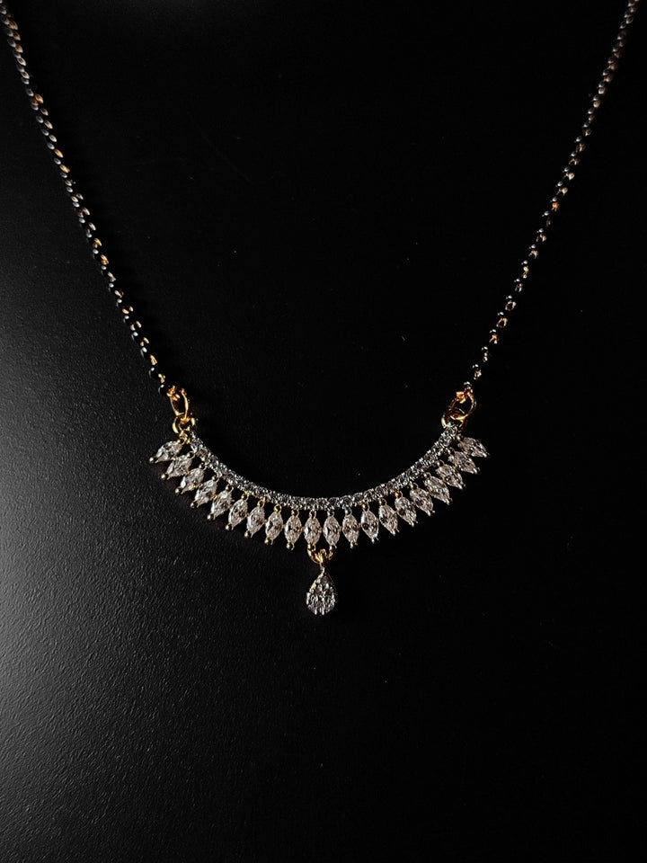 Shama diamond Mangalsutra with earings set