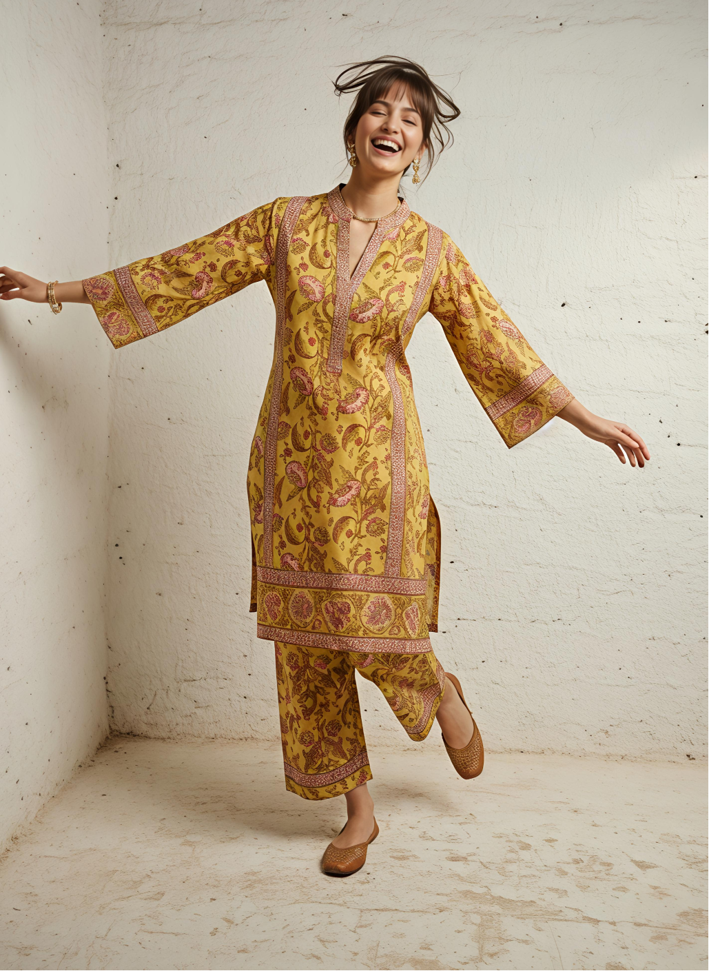 Swades amber cotton Co Ord Set