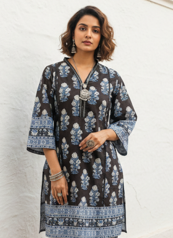 Swades sable cotton co-ord set