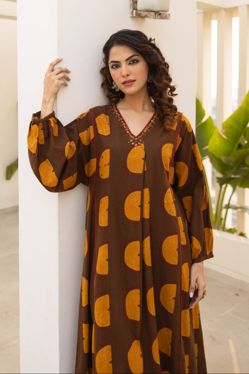 Karen Hazel Cotton Kurta Pant Set
