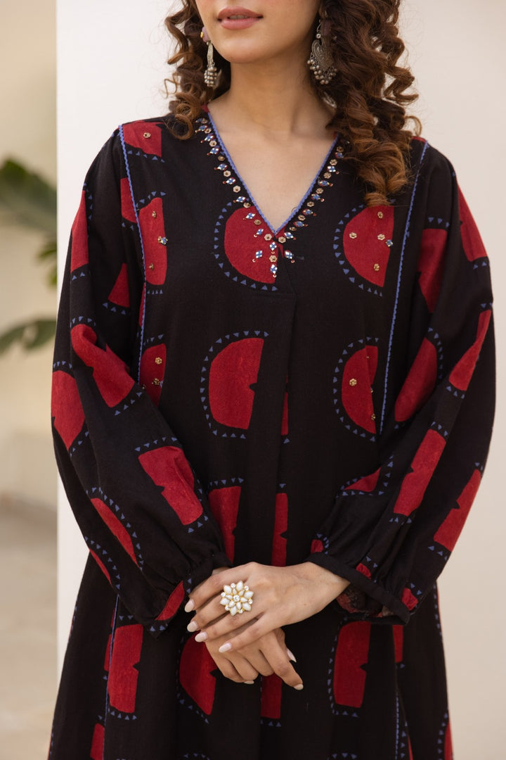 Karen Jade Cotton Kurta Pant Set