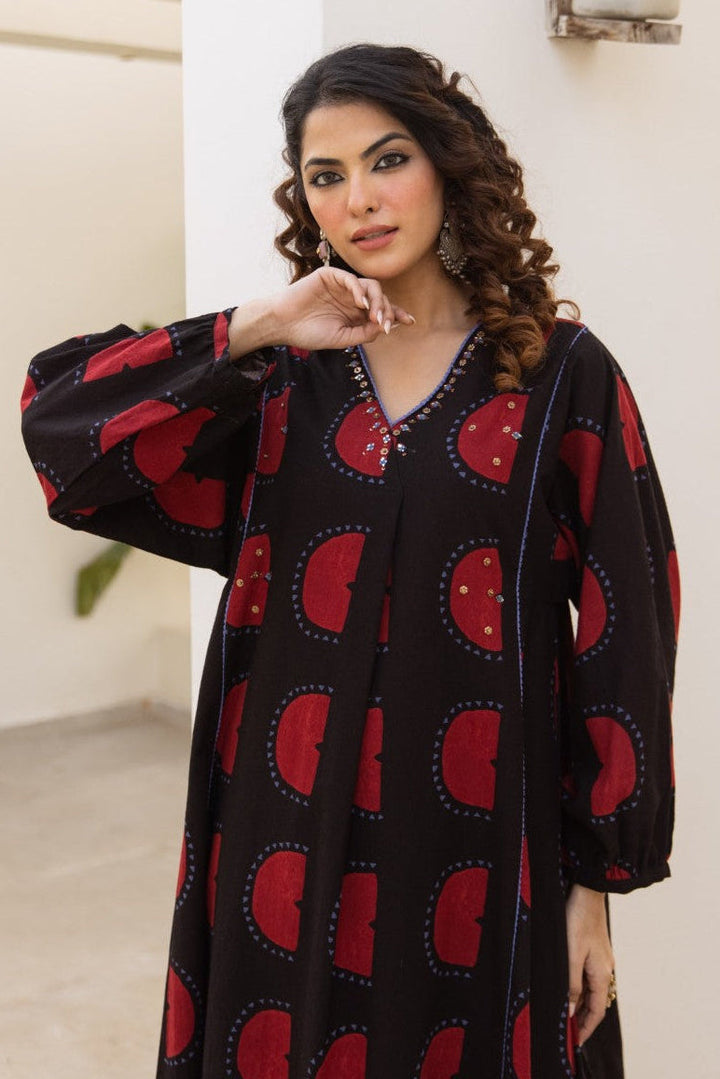 Karen Jade Cotton Kurta Pant Set