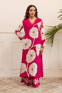Kabool punch cotton kurta pant set