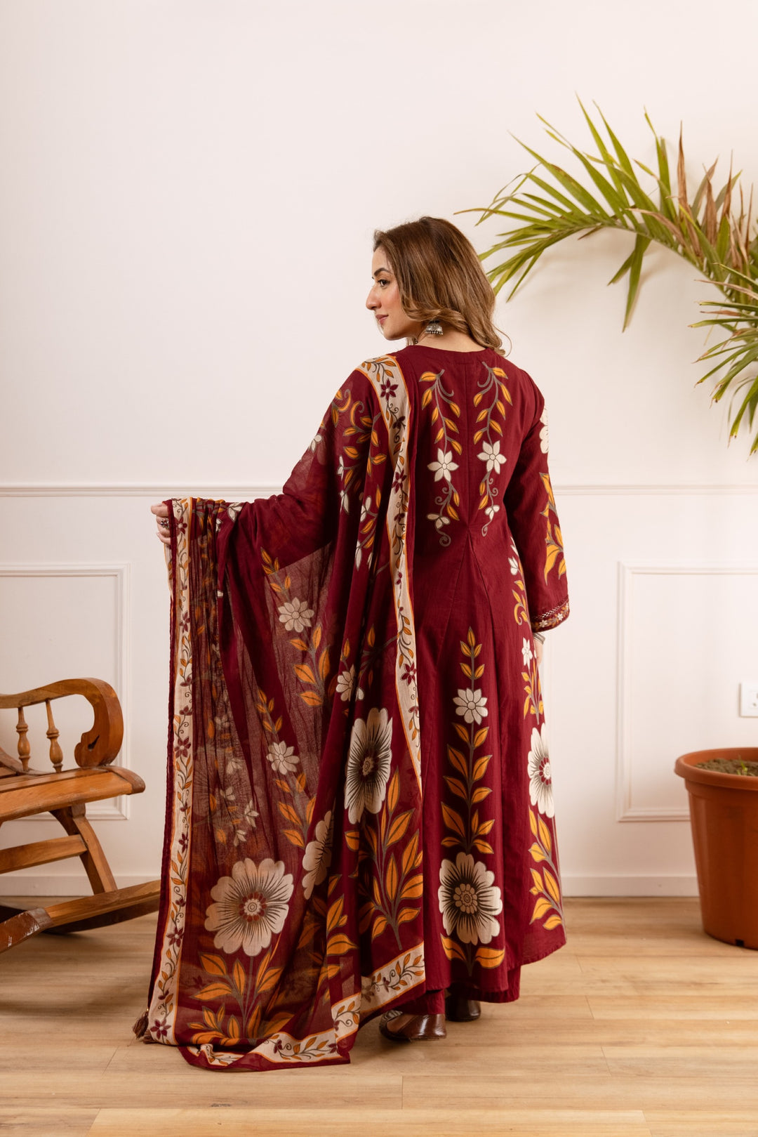 Karen Mulberry Cotton Suit Set