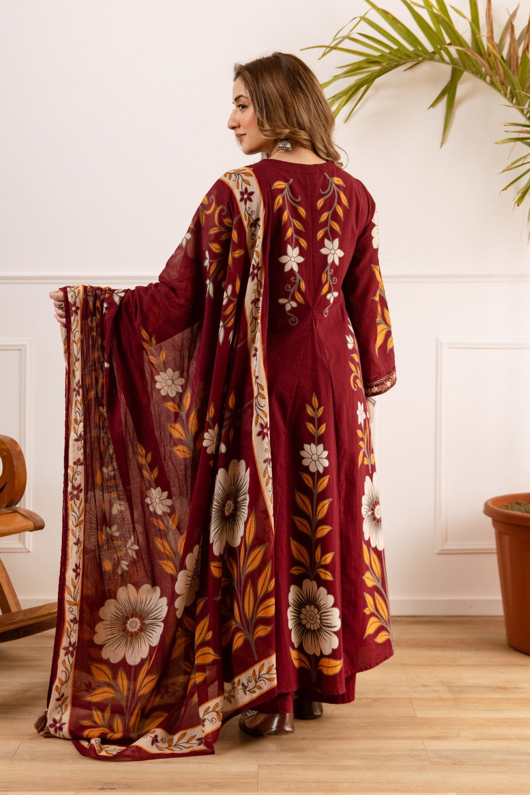 Karen Mulberry Cotton Suit Set