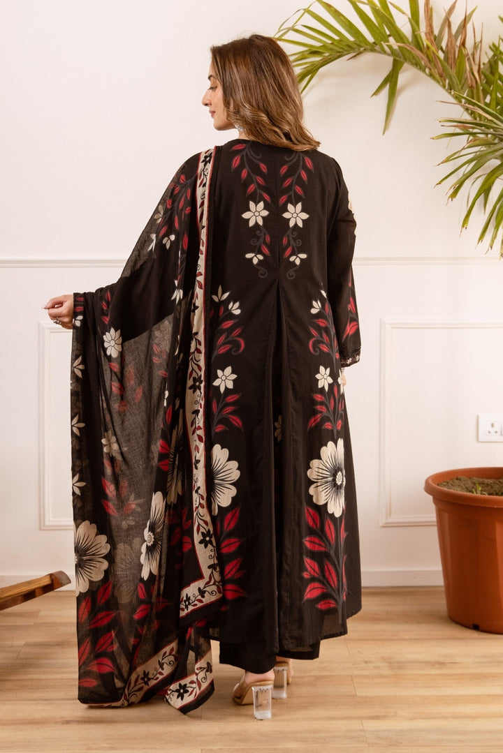 Karen Onyx cotton suit set