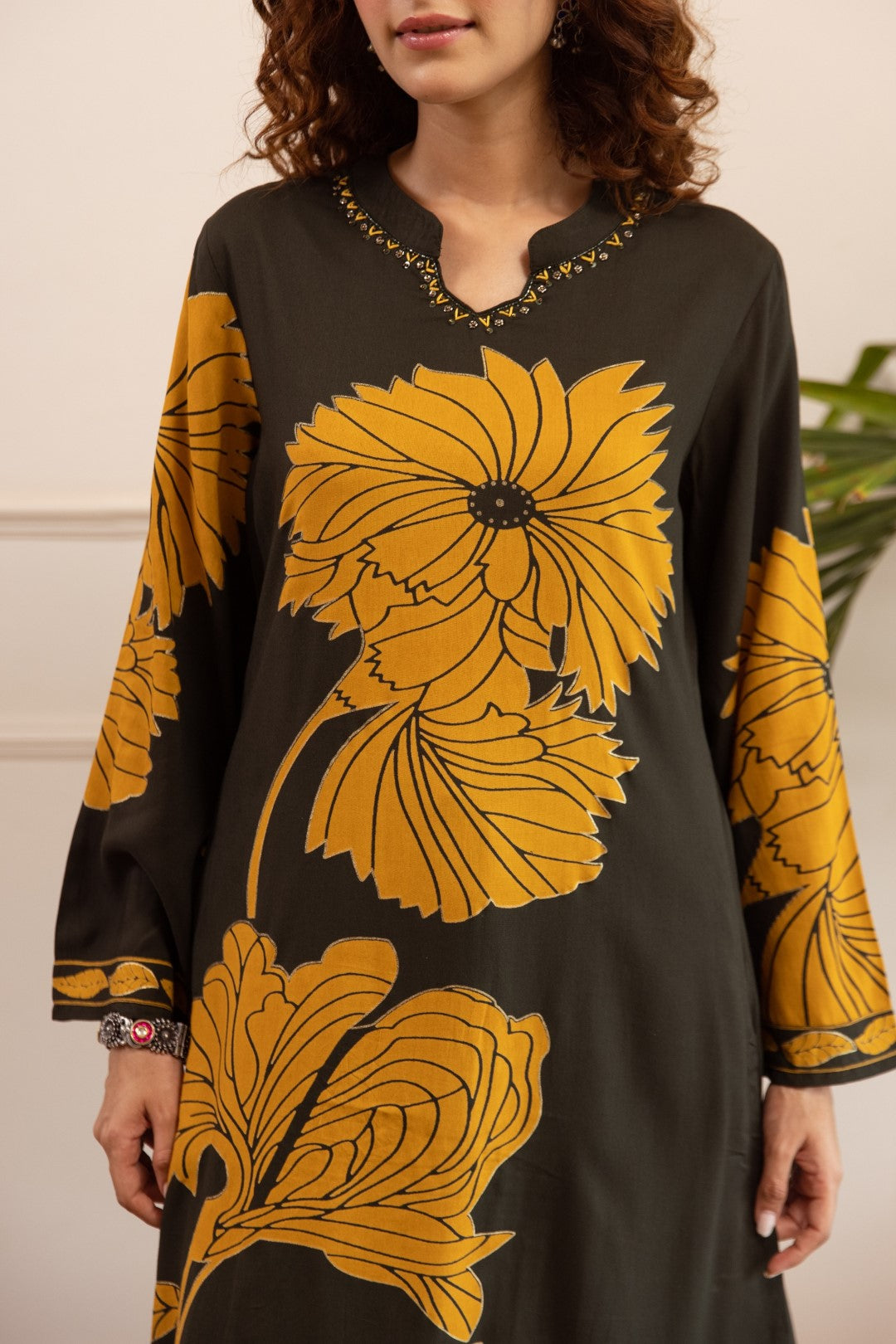 Sonpal sable printed kurta pant set