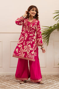 Kabool peony printed Co-ord set