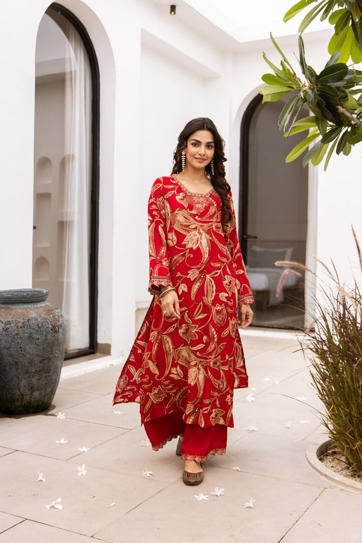 Toran vermi printed kurta set