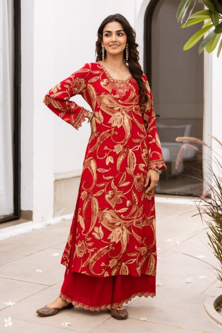 Toran vermi printed kurta set