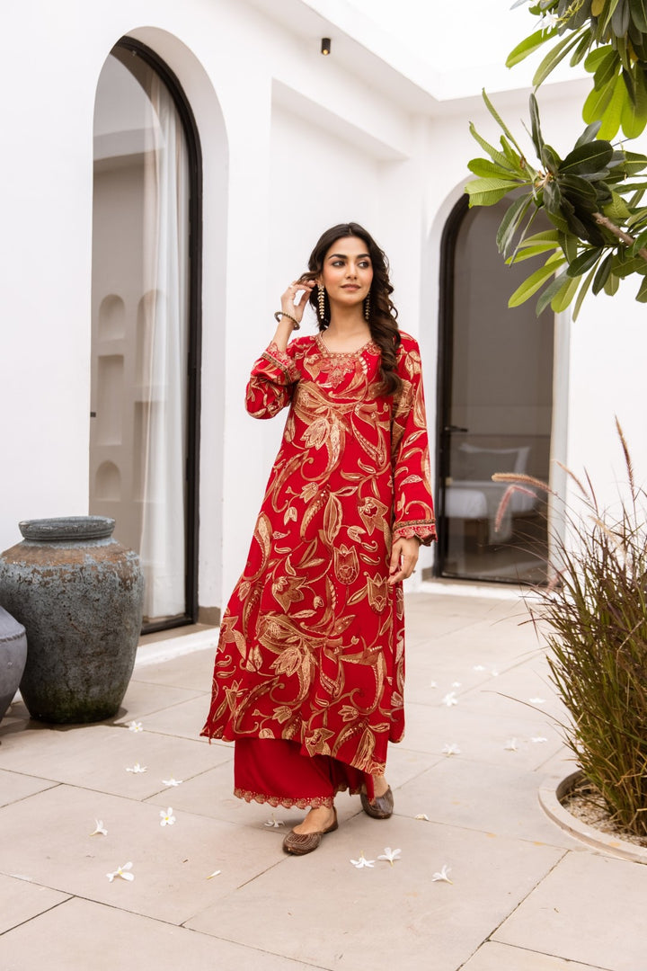 Toran vermi printed kurta set