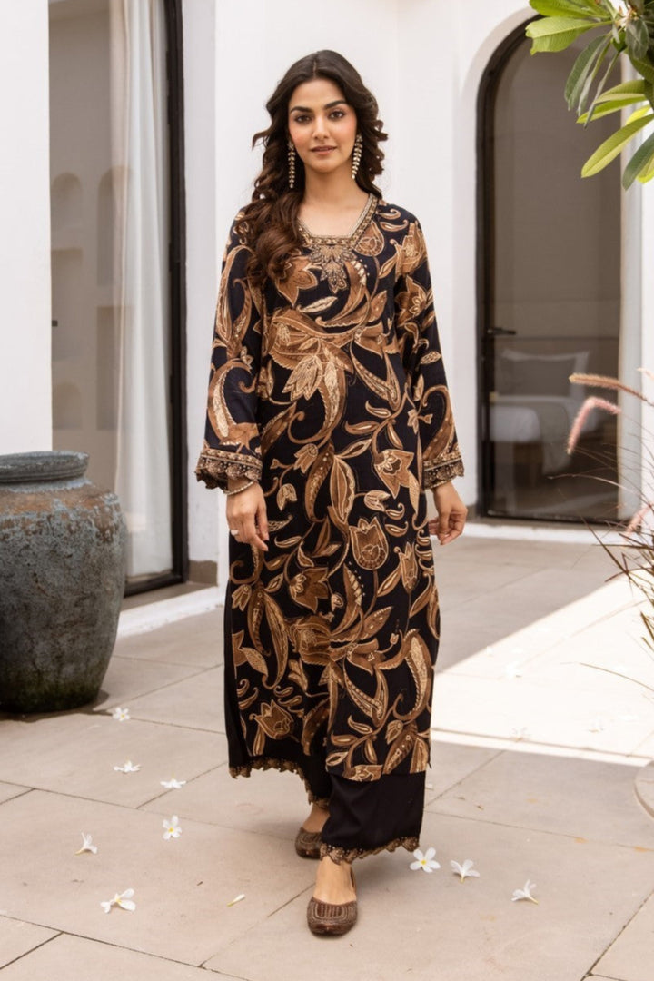 Toran sable printed kurta pant set