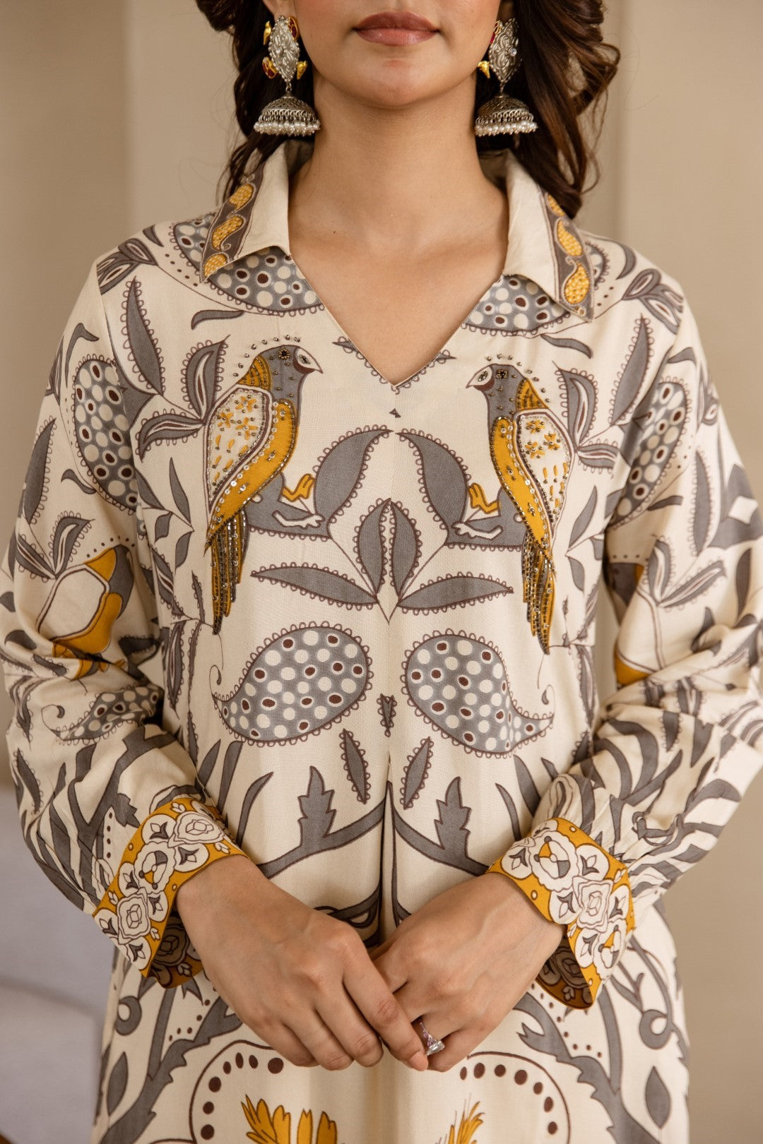 Stravi Daisy printed kurta pant set