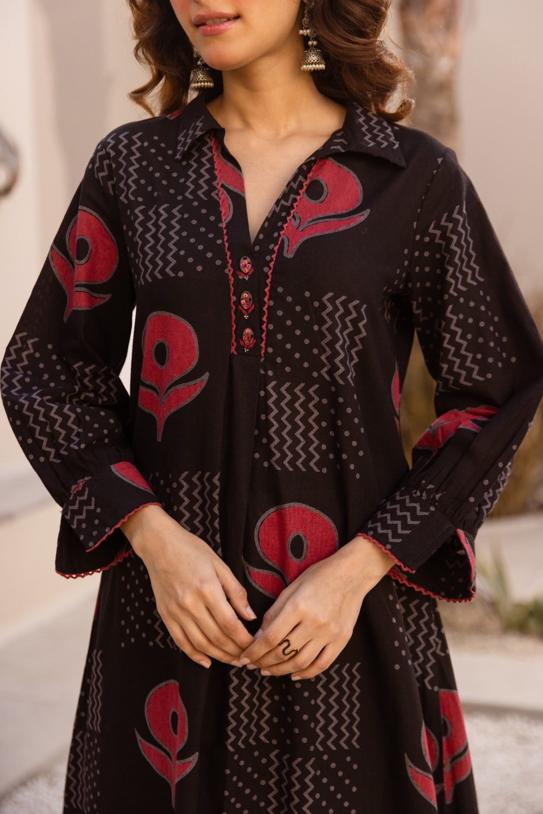 Karen raven cotton kurta pant set