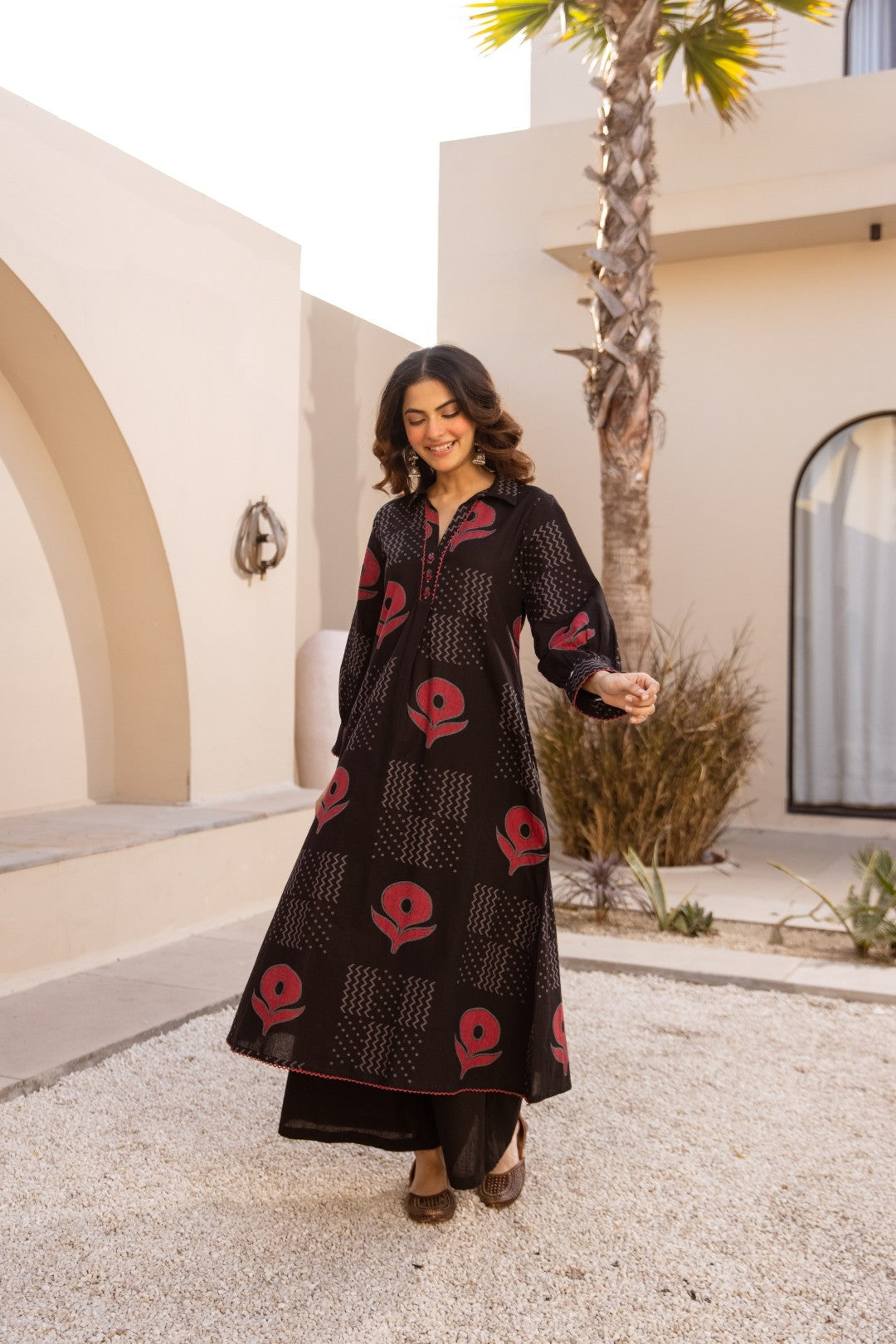 Karen raven cotton kurta pant set