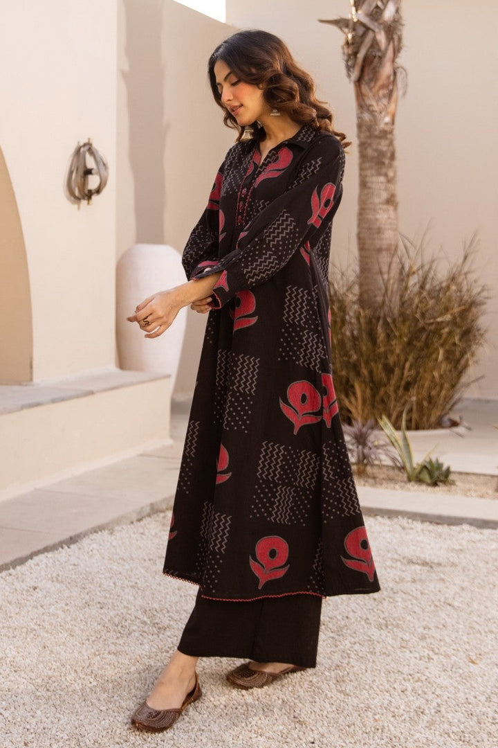 Karen raven cotton kurta pant set