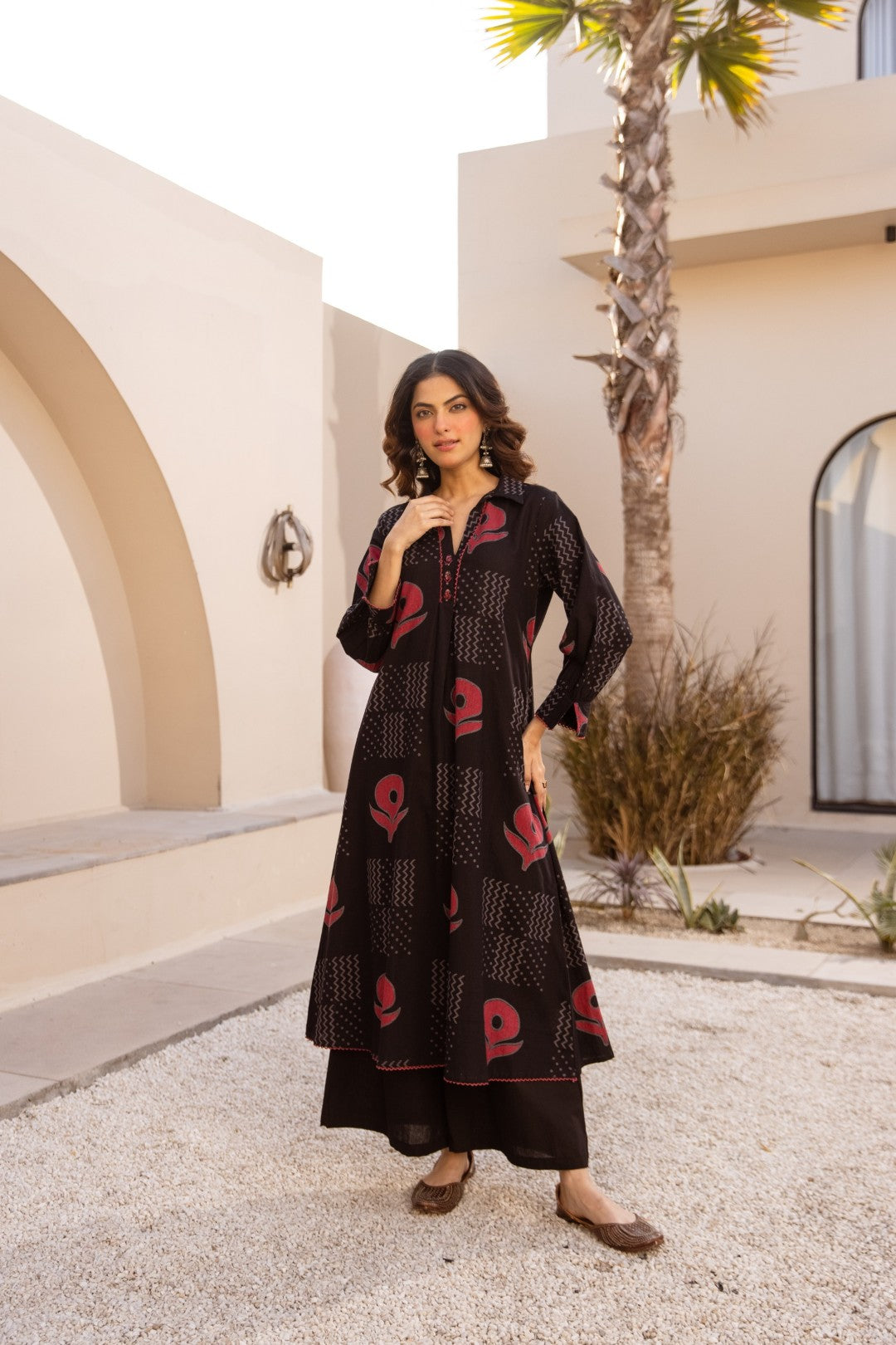 Karen raven cotton kurta pant set