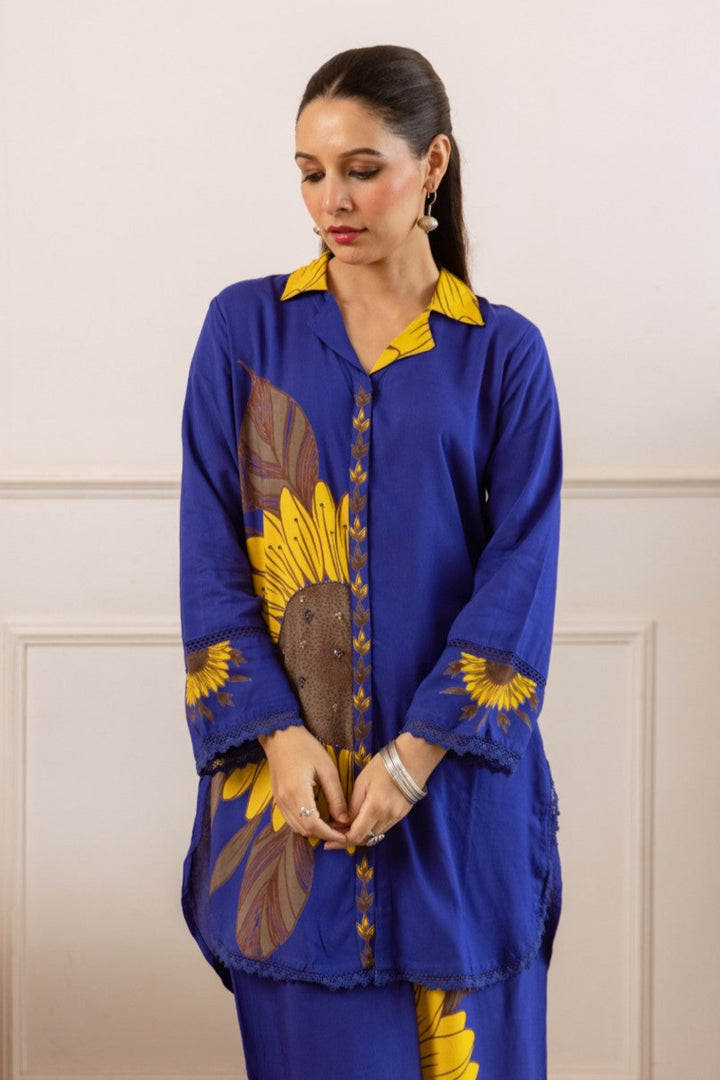 Stravi Aquatic printed co-ord set