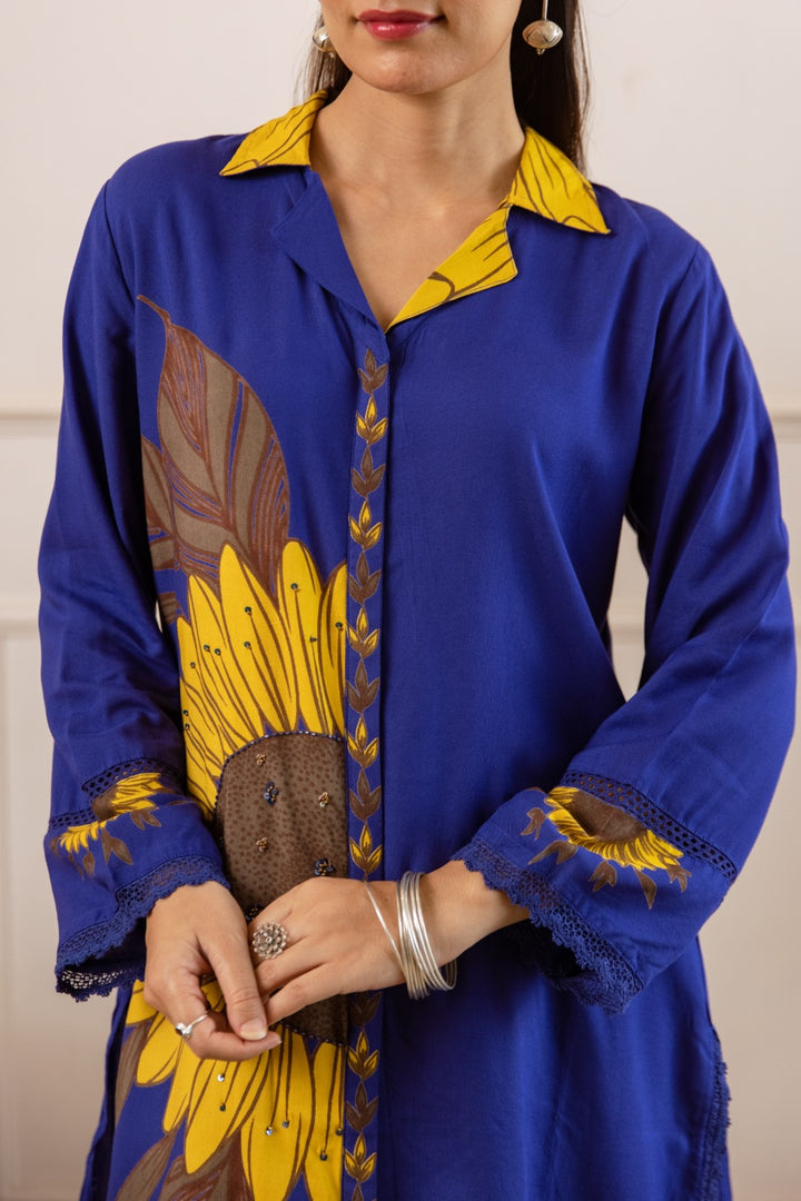 Stravi Aquatic printed co-ord set