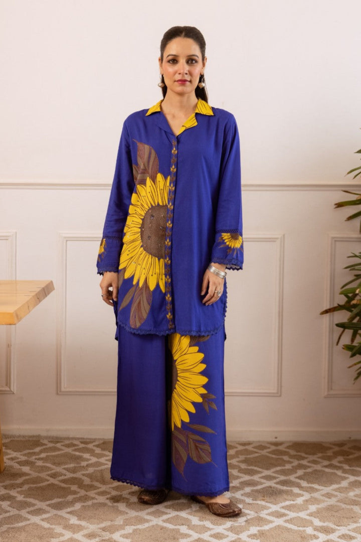 Stravi Aquatic printed co-ord set