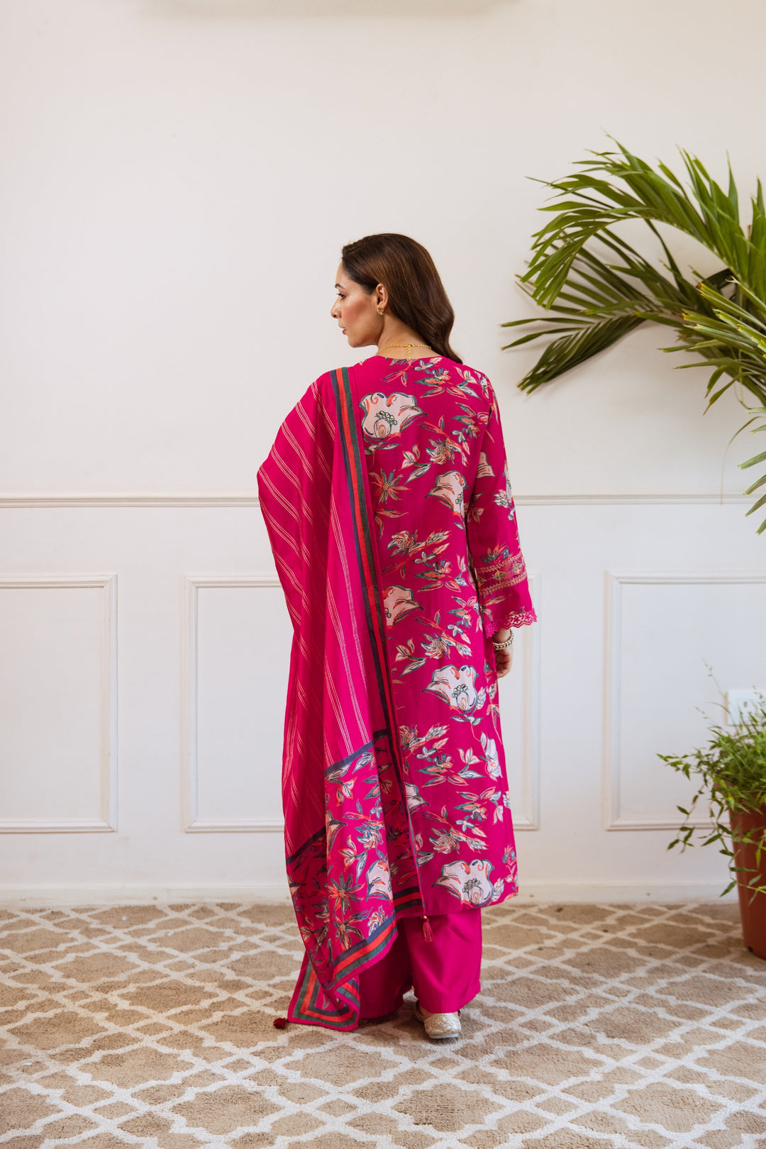Kabool Magenta Work Suit Set