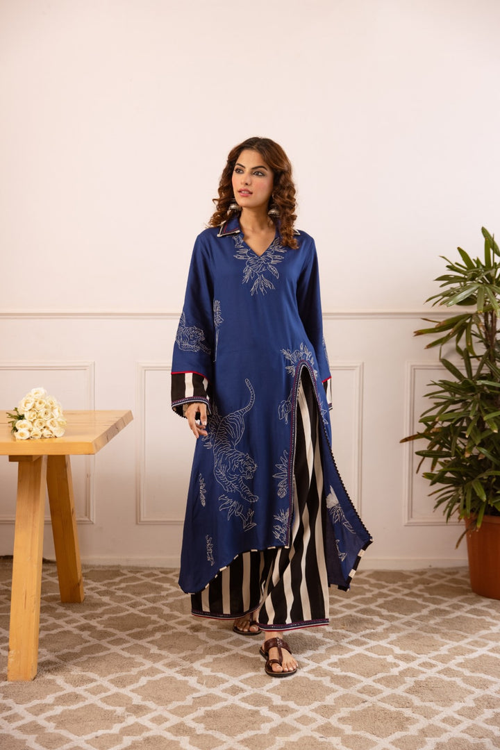 Stravi Azure printed co-ord set