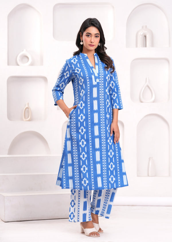 Maurya Trypan Printed Kurta Pant Set