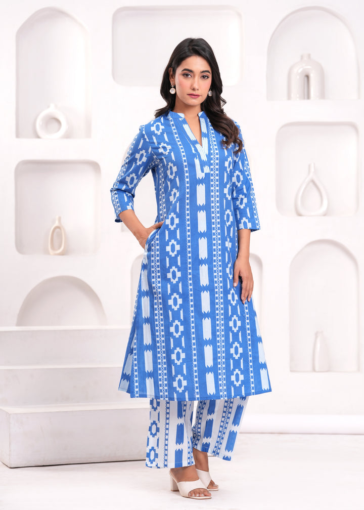 Maurya Trypan Printed Kurta Pant Set