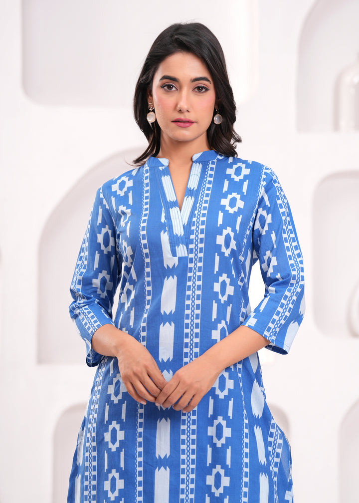 Maurya Trypan Printed Kurta Pant Set