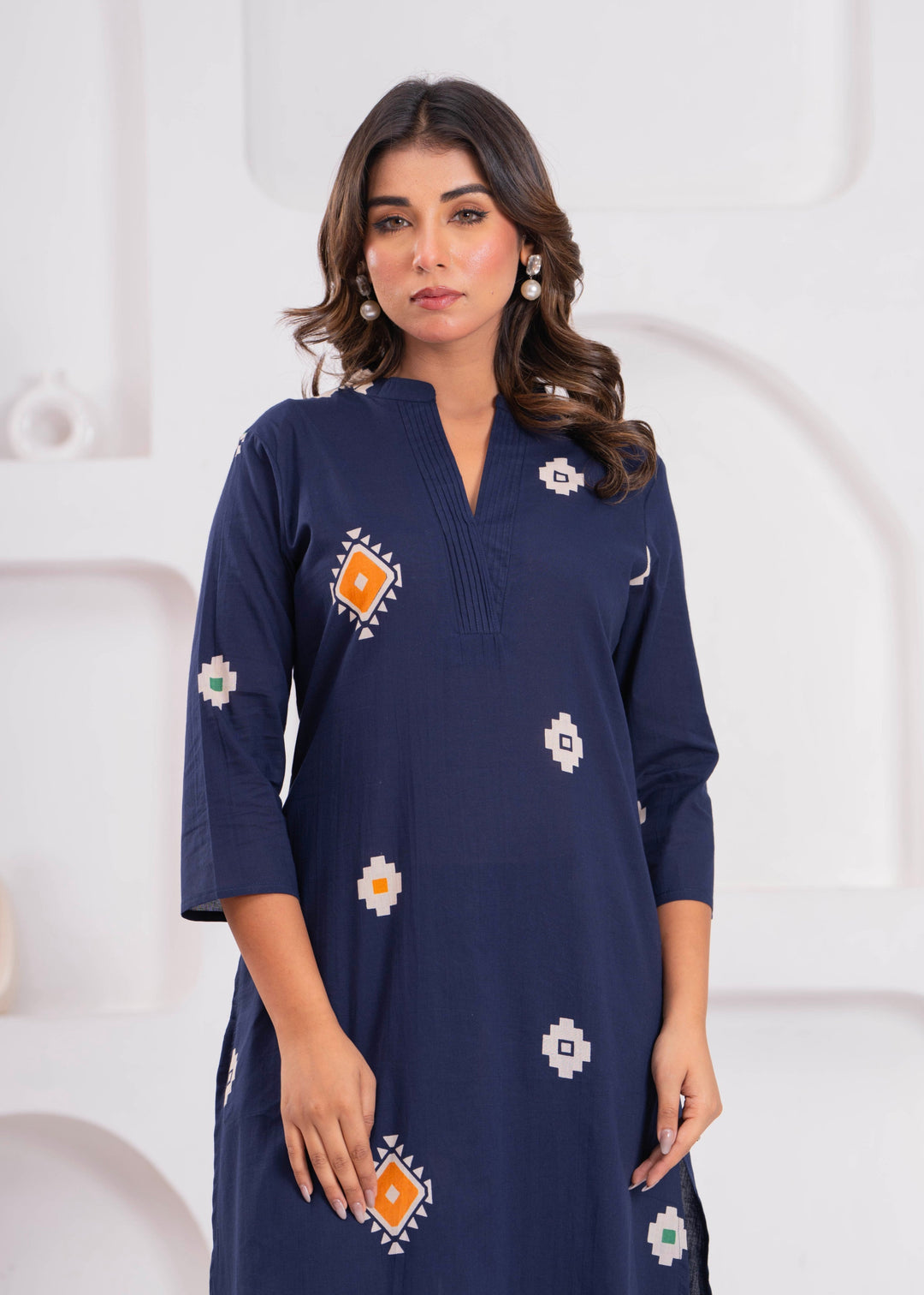 Maurya Iris Printed Cotton Kurta Pant Set