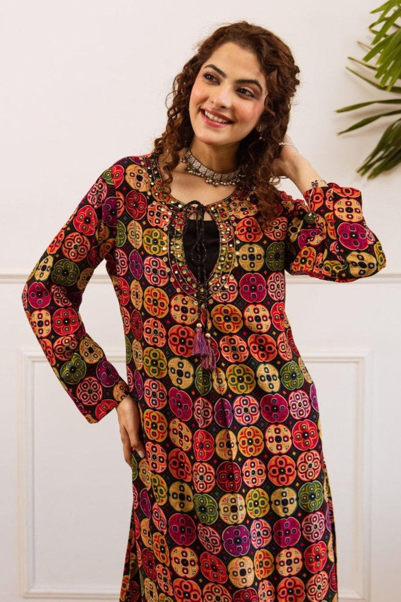 Sonpal raven kurta pant set