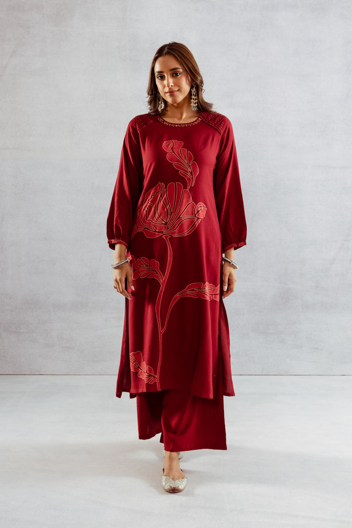 Bakul Ruby Printed Kurta Pant Set